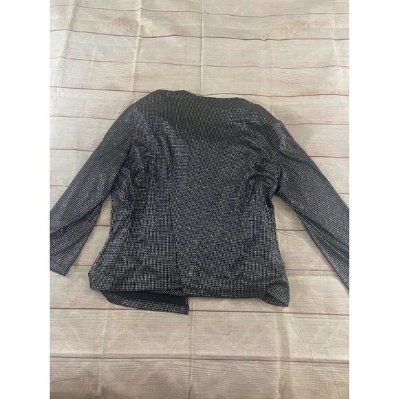 Vintage Betsy Lauren Women's Silver Top/ Blazer Combination - 3XL - Picture 11 of 11